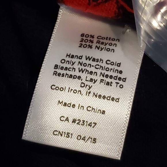 Talbots Women’s Size Medium Black Red Pullover Sweater Scotty Dog Novelty New - Picture 4 of 8